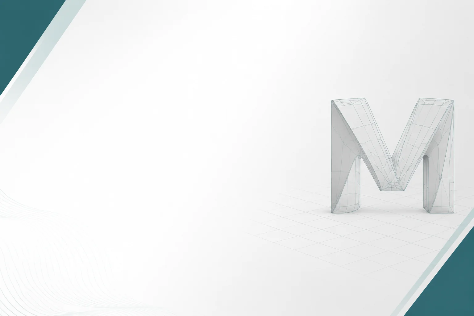 Create a background for PPT slide, topic is modeling in Maya...
