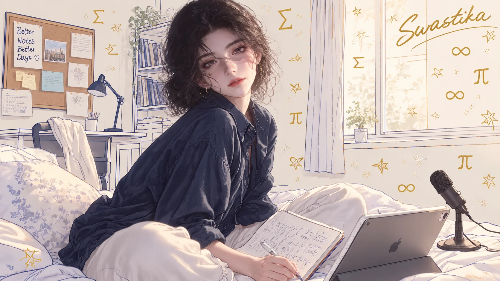 Create a wide horizontal 16:9 anime-style editorial illustra...