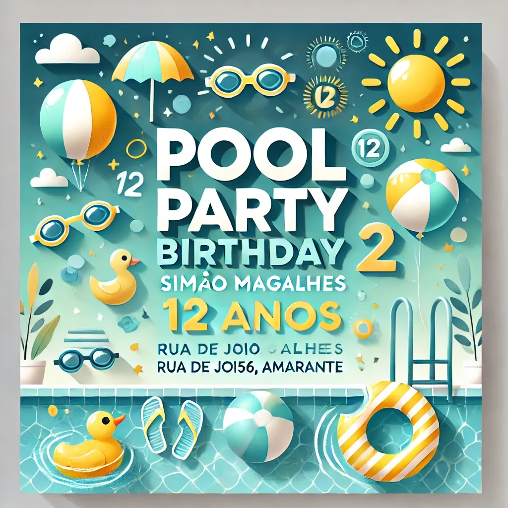 Olá! 😊
Queria um convite de aniversário para o meu irmão, i...