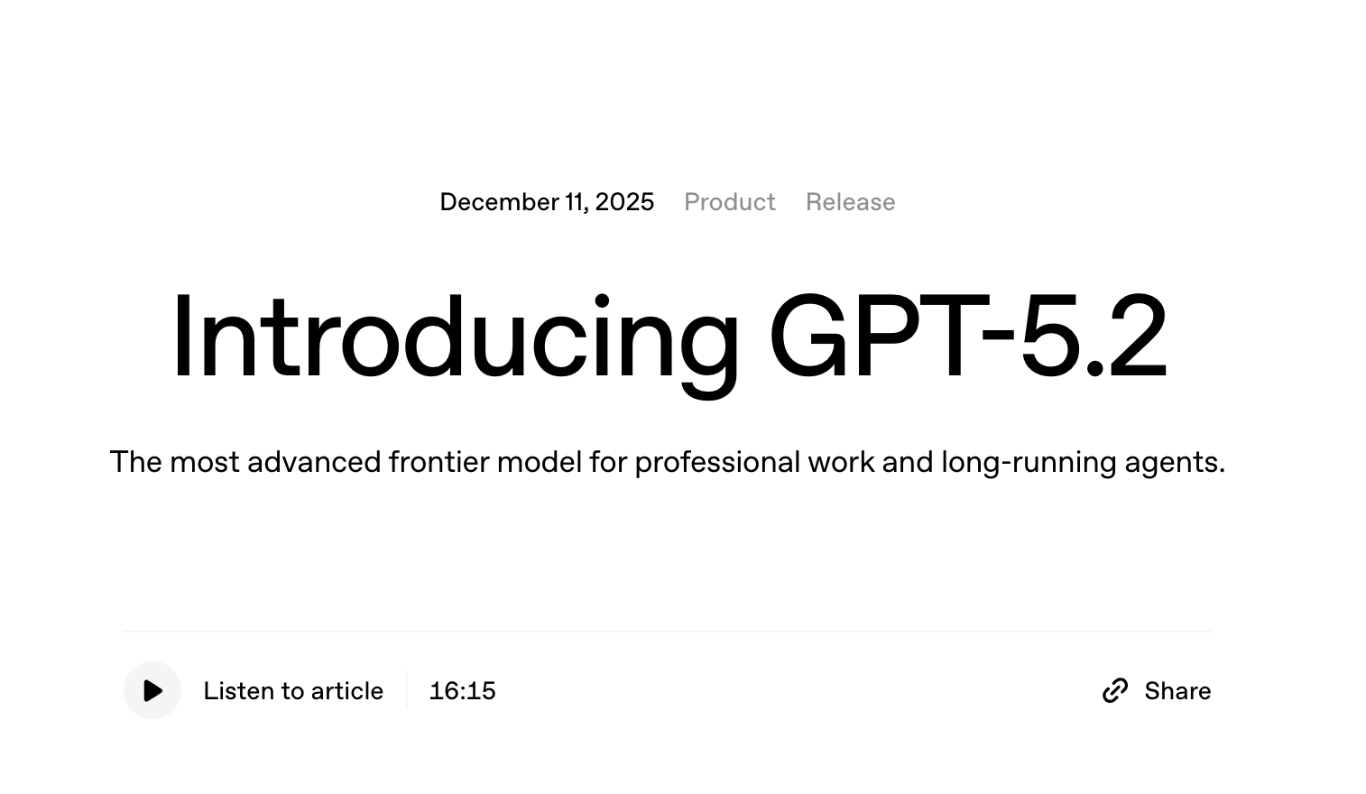 🚀 GPT-5.2 Released: OpenAI's "Code Red" Counterattack and the Singularity Moment of AGI