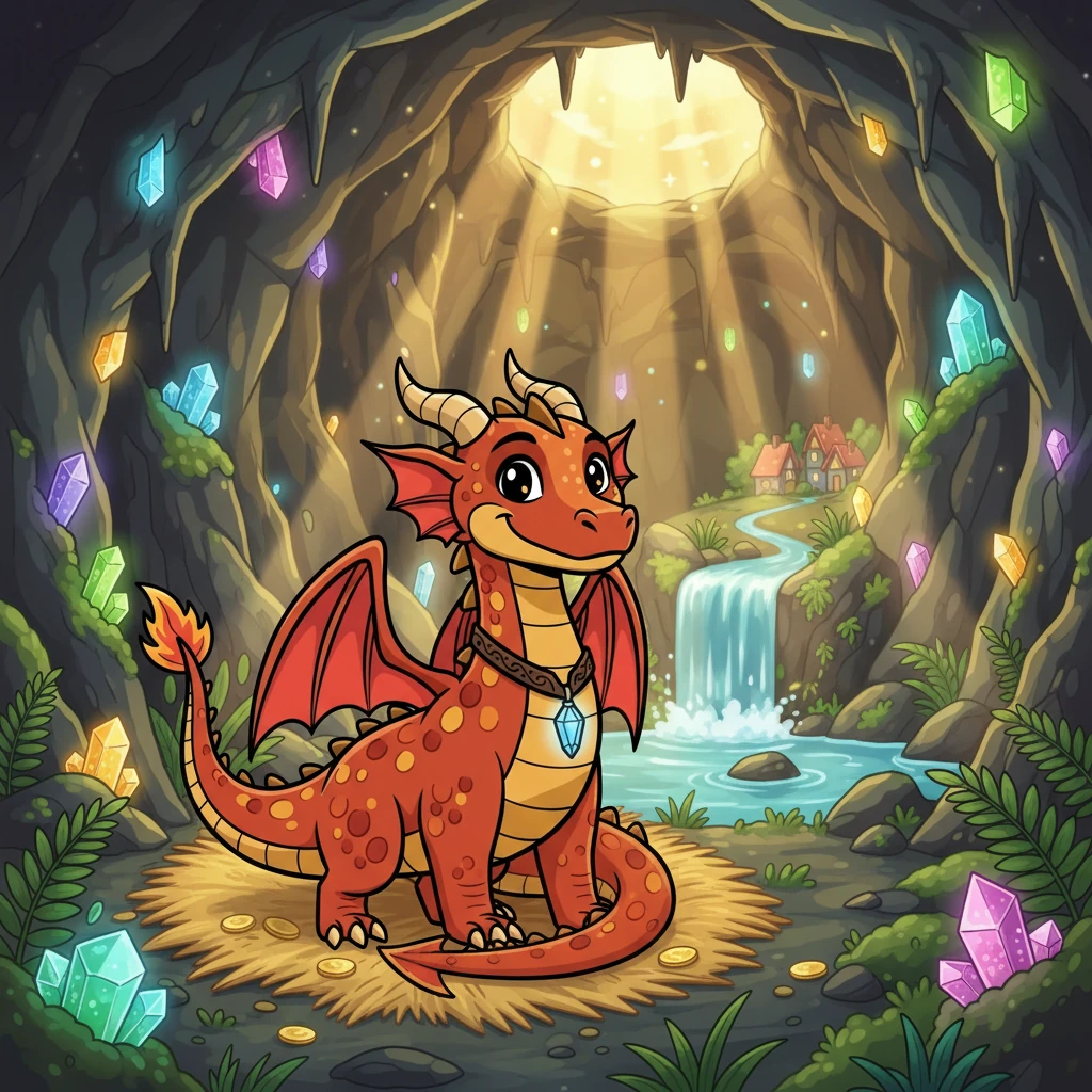 The fire breathing dragon is 200 year old, hides from humans in mountain caves and incinerates the larhe rubbish dumps of teh world by night