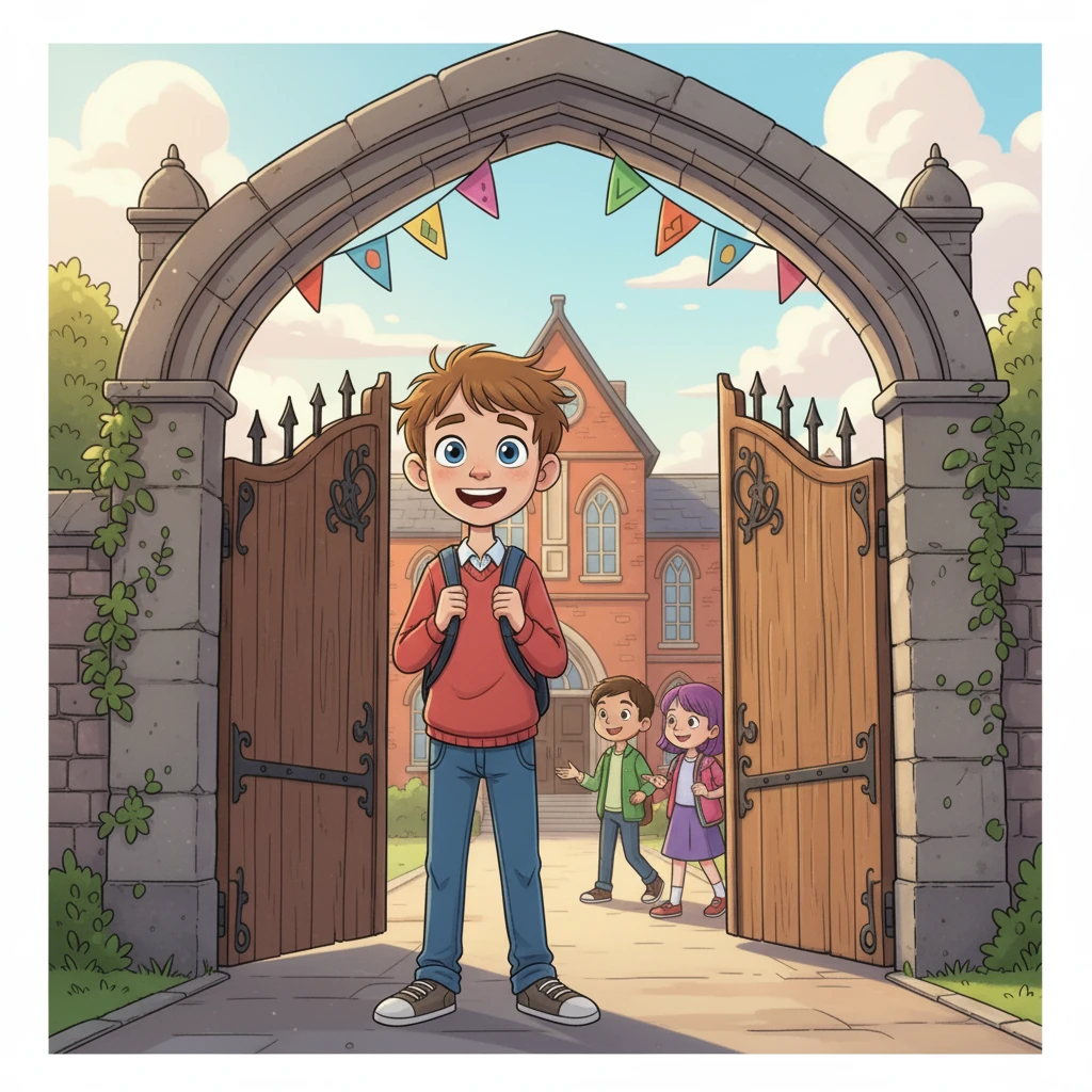 À la fin de la journée, Théo se sentait heureux et soulagé. Il avait trouvé de nouveaux amis et avait surmonté sa peur. Il savait que l'école était maintenant un endroit où il pouvait grandir et s'amuser.