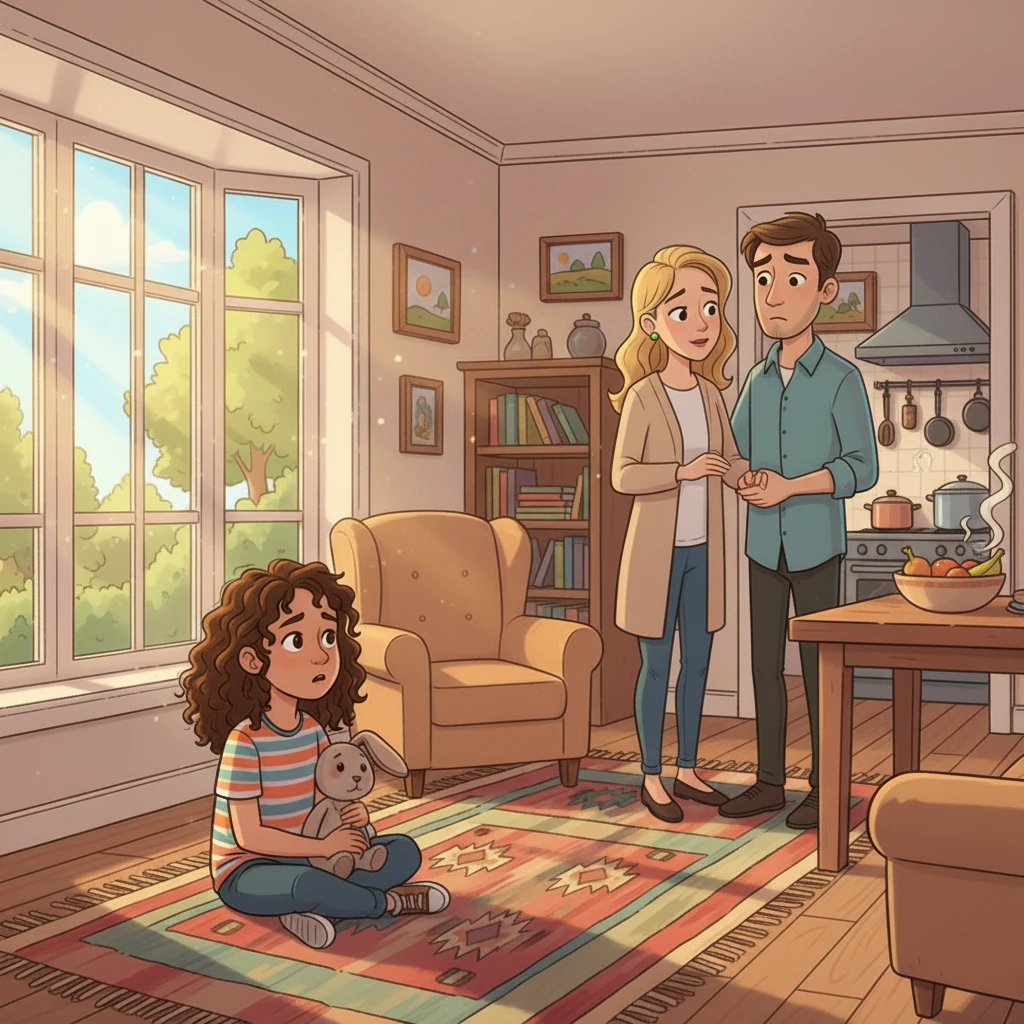 Aisha learned about the illness, a shadow that sometimes clouded her father's mind, making it hard for him to feel happy. Amira explained that it wasn't his fault, that he needed help, and that they would all support him.