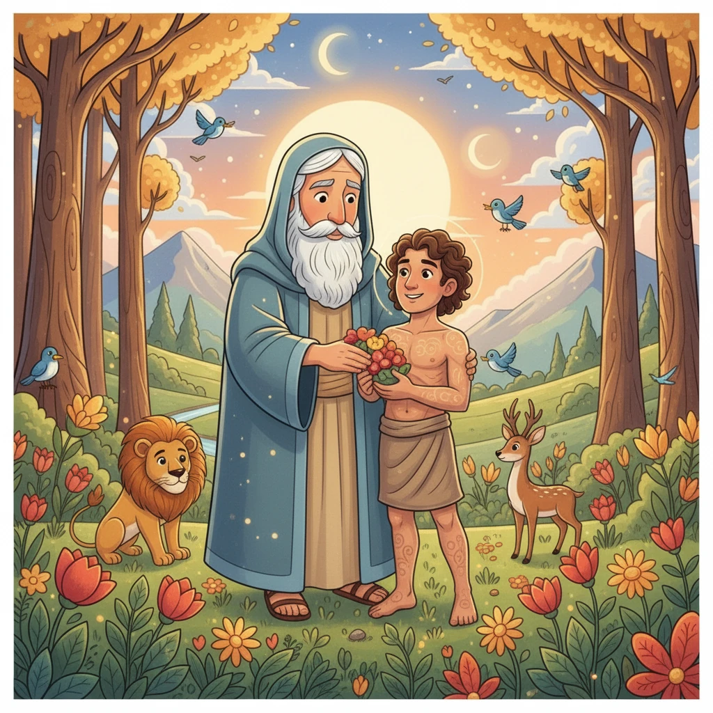 Allah then created a beautiful garden, Jannah, a place of peace and joy for Adam. There, Adam lived in perfect harmony, surrounded by beauty and contentment.