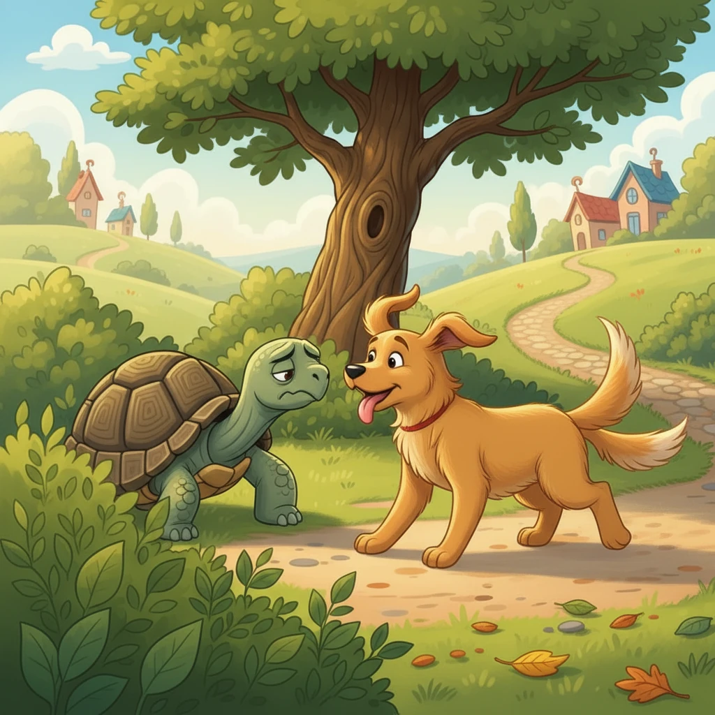 But as Buster approached, his tail still wagging, Sheldon saw the disappointment in his friend's eyes. Buster, though confused, still offered a friendly lick. Sheldon began to feel ashamed.