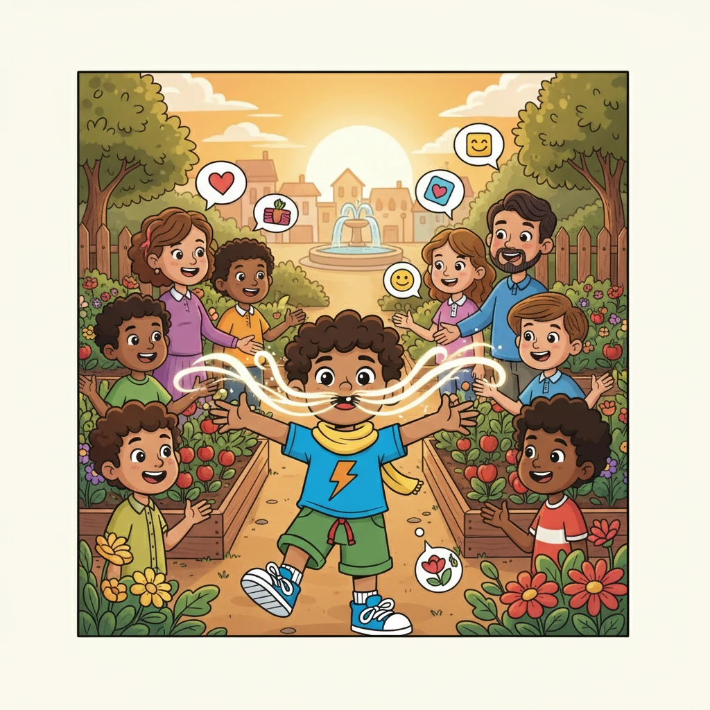 Aos poucos, Miguel começou a notar mudanças significativas. As palavras começaram a sair com mais clareza, e ele conseguia entender melhor o que as pessoas diziam. A alegria e a conexão com o mundo se intensificaram.