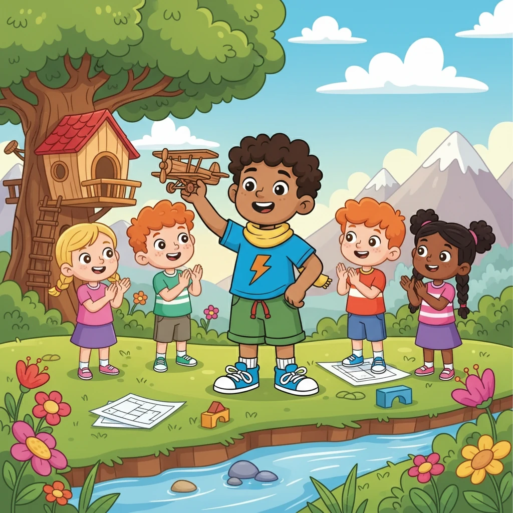 Miguel fez novos amigos, e juntos eles exploravam o mundo, brincando e aprendendo. A confiança de Miguel floresceu, e ele descobriu talentos que nem imaginava ter. Ele se tornou um exemplo de perseverança.