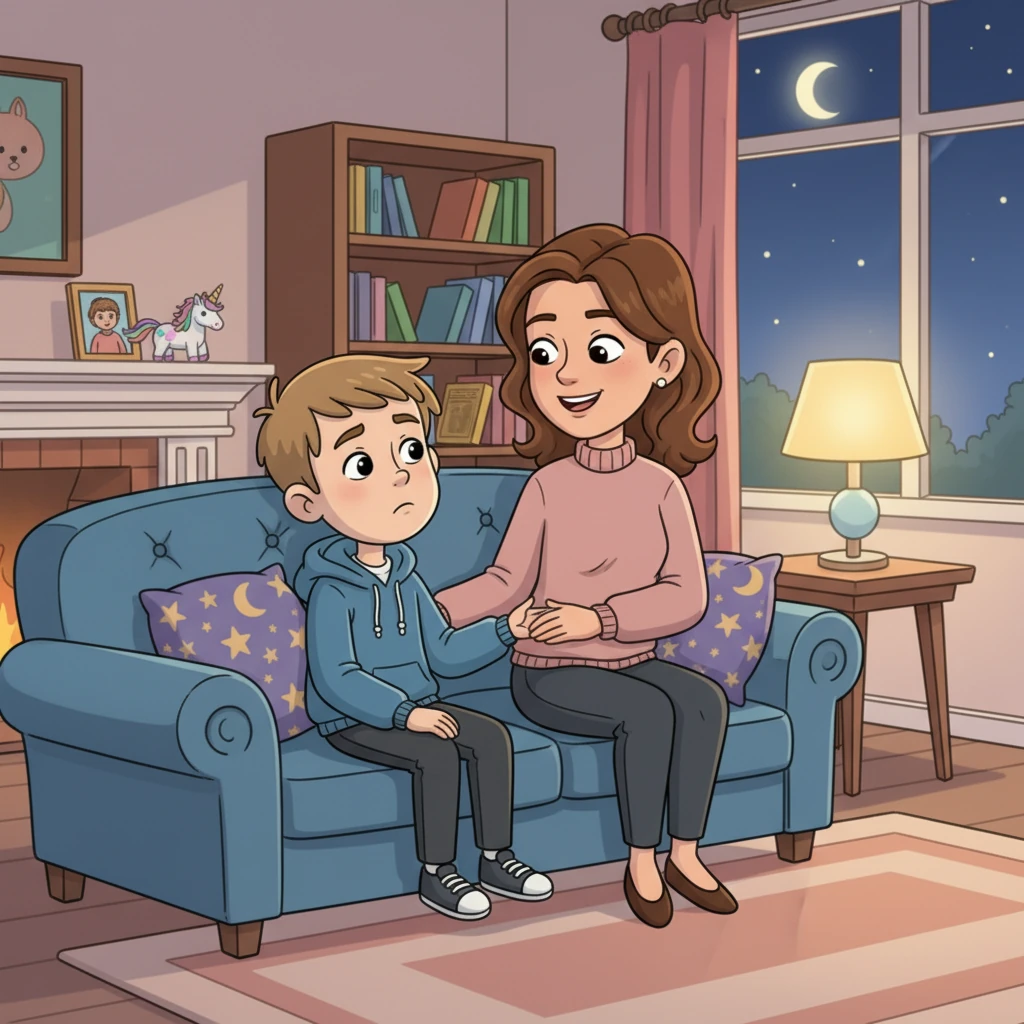 That evening, Caleb talked to his mom about what happened. His mom explained that sometimes bullies act out because they are feeling unhappy or insecure themselves. She helped him understand that it wasn't his fault and gave him some strategies to try.