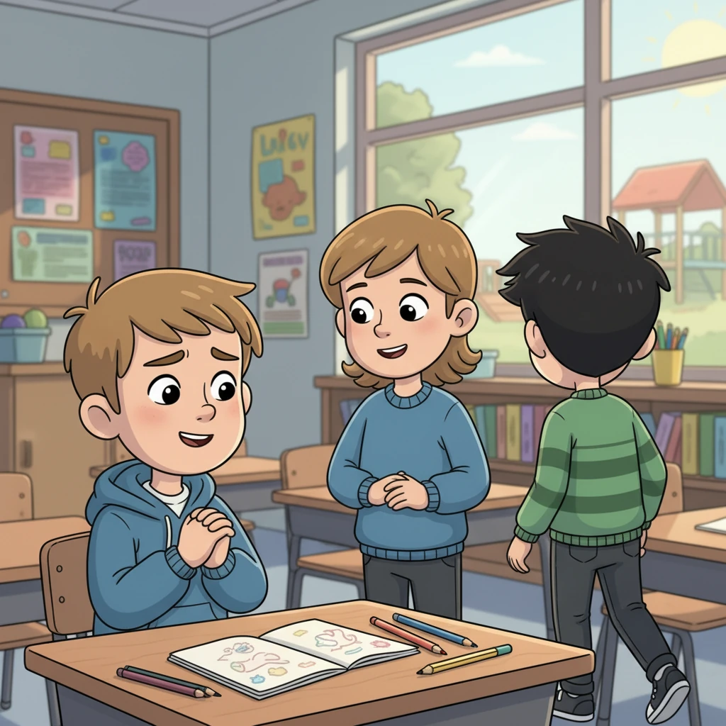 Caleb realized that speaking up could make a difference. He started practicing other strategies. He learned to use a calm, firm voice, walk away from trouble, and tell a trusted adult. His confidence grew, and he started to feel braver.