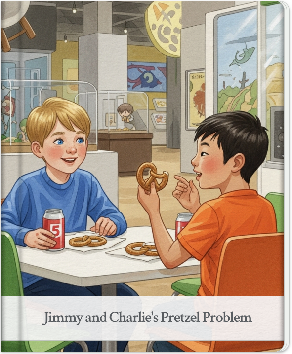Jimmy and Charlie's Pretzel Problem - 성장, 우정