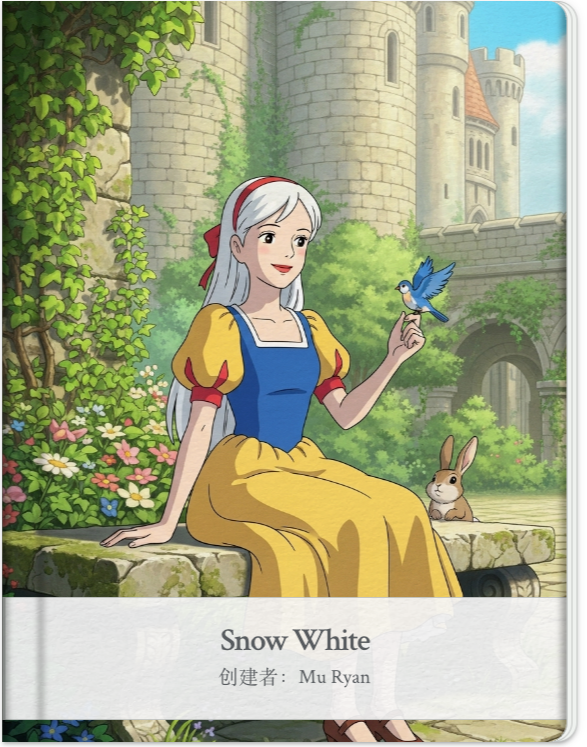 Snow White in a Ghibli-style adventure - Fairy tales, Growth stories, Friendship stories, Adventure stories, Family stories, Love stories