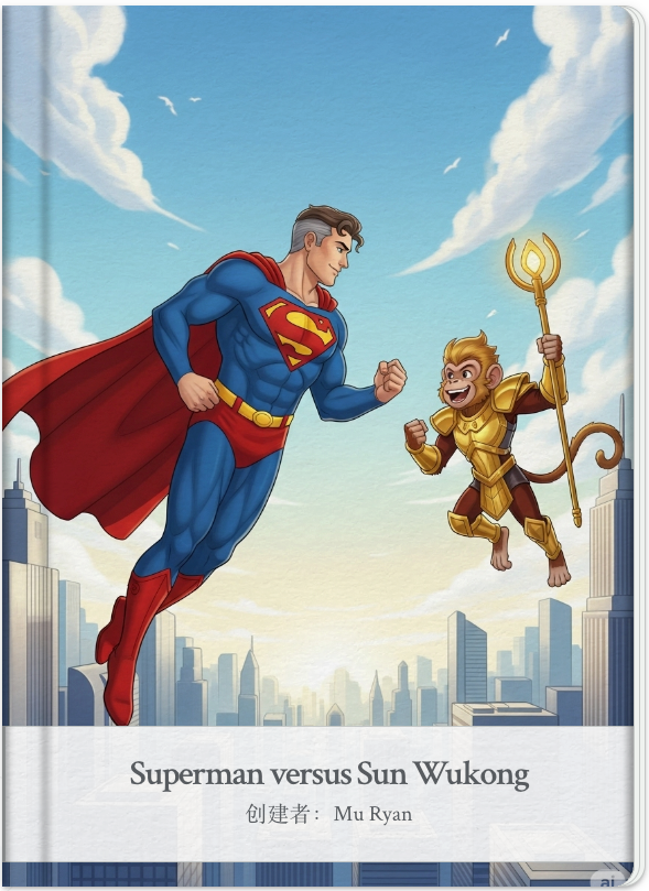 Superman versus Sun Wukong - Abenteuergeschichten, Gute-Nacht-Geschichten, Science-Fiction, Fantasy-Geschichten