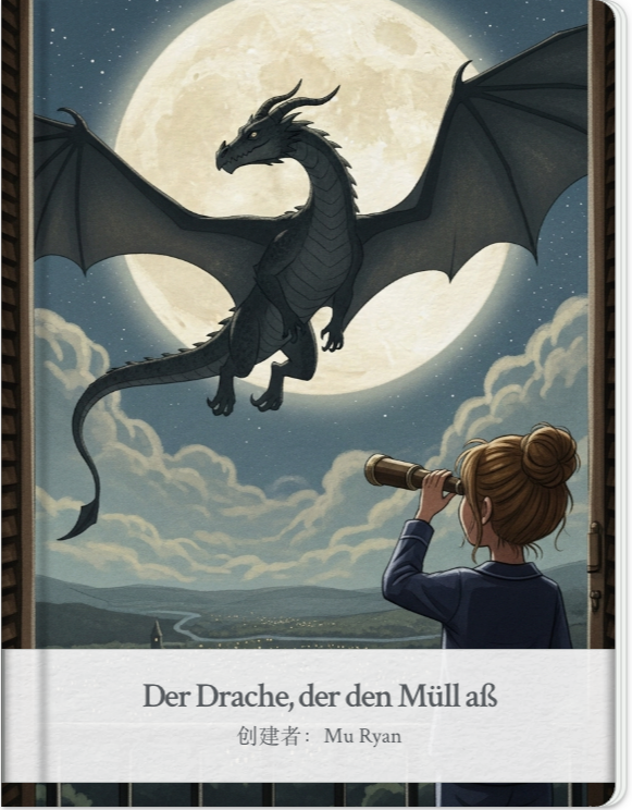 Der Drache, der den Müll aß - 성장, 교육, 판타지, 동화, 모험, 우정, 동물 이야기