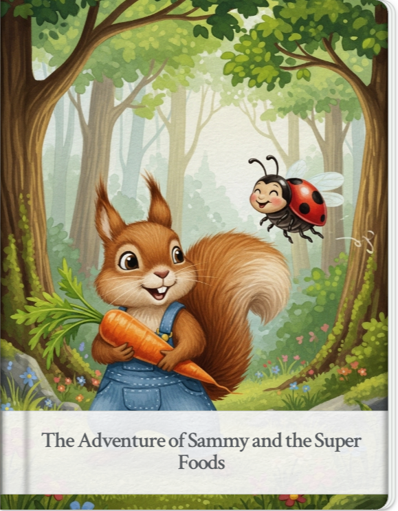 The Adventure of Sammy and the Super Foods - Fiabe, Avventure, Amicizia, Famiglia, Fantasy, Crescita, Storie di animali, Storie della buonanotte, Educative