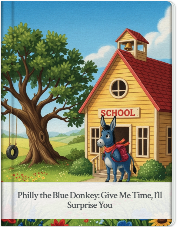 Philly the Blue Donkey: Give Me Time, I’ll Surprise You - Истории о взрослении, Приключенческие истории, Истории о дружбе, Сказки