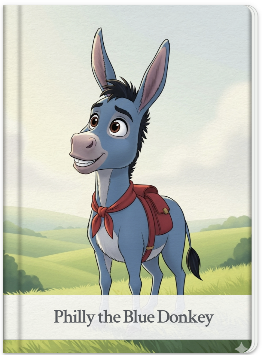 Philly the Blue Donkey - Abenteuergeschichten, Entwicklungsgeschichten, Maerchen