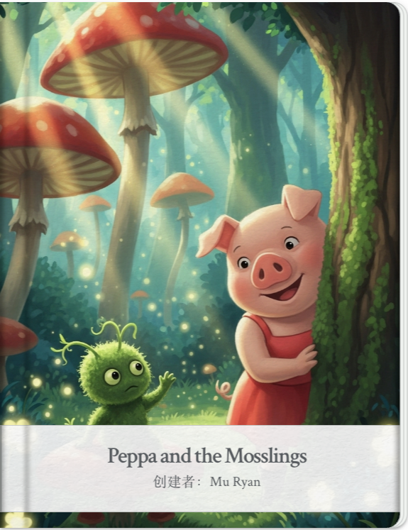 Peppa and the Mosslings - 동화, 교육, 성장, 모험, 자연과 과학, 우정, 판타지, 가족