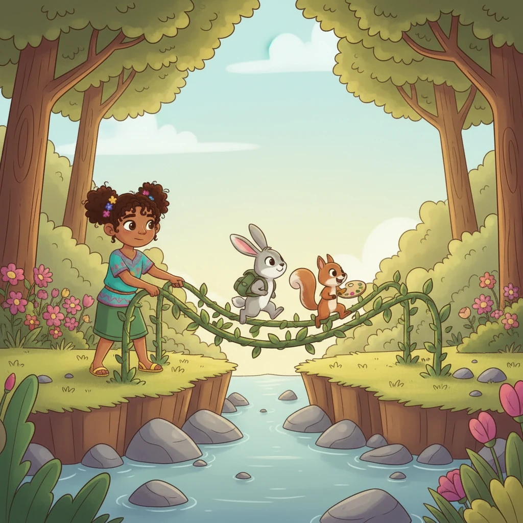 En ese momento, Chispa se da cuenta de que su talento no es cantar, pintar o construir, sino conectar, ayudar y ser un soporte para los demás. Puede usar su enredadera para unir cosas, para rescatar, para crear puentes. Su habilidad es la de un verdadero héroe.