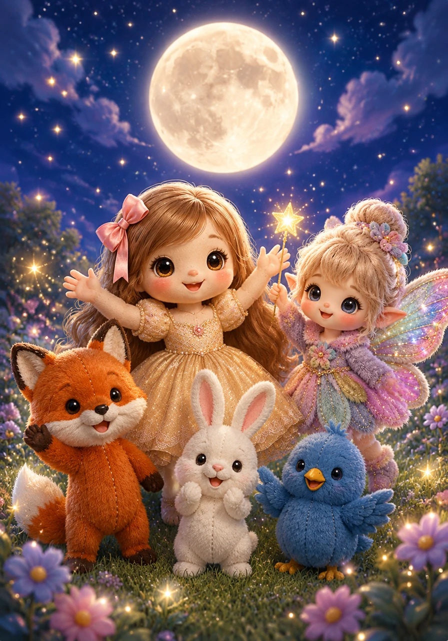 Under a bright, glowing moon, Lila celebrates with her friends and realizes that the most precious treasure in the world isn't a magical thread at all. She knows now that real magic comes from a kind heart and helping those around you, bringing a happy end to her grand adventure.