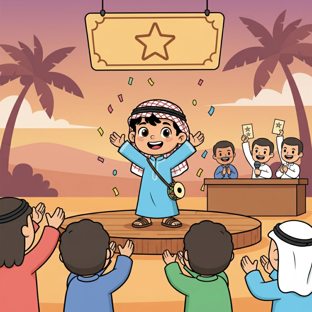 صفق الجمهور بحرارة، وابتسمت لجنة التحكيم إعجابًا. بعد لحظات من الانتظار المشوق، أُعلن عن النتائج.