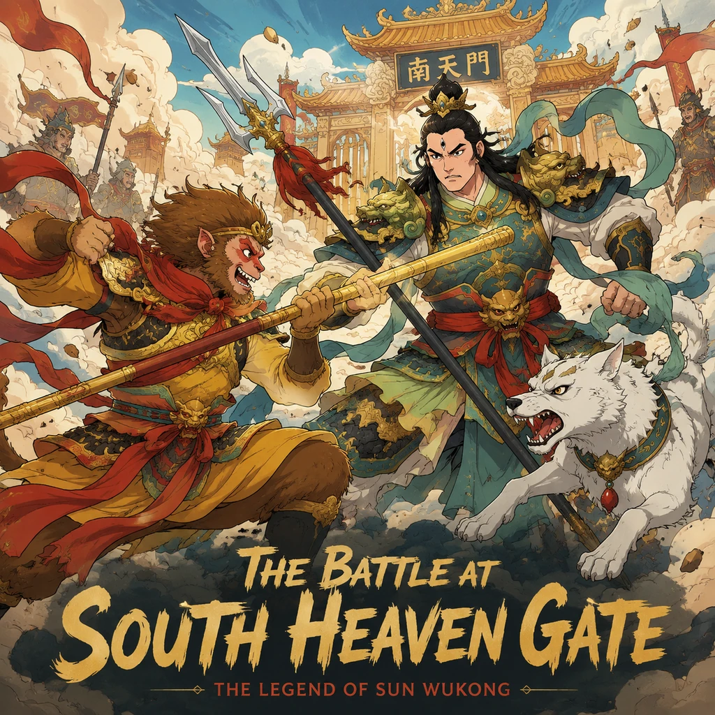 大闹南天门:齐天大圣战二郎 - mythology