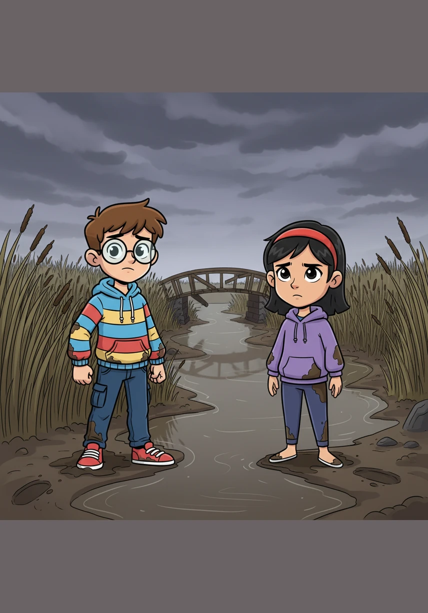Maya and Jackson return to the muddy banks of the creek, searching for a sign of the lost boy. Deep within a hollow log, they discover a rusted tin whistle that once belonged to Thomas, still humming with a faint, ghostly melody.