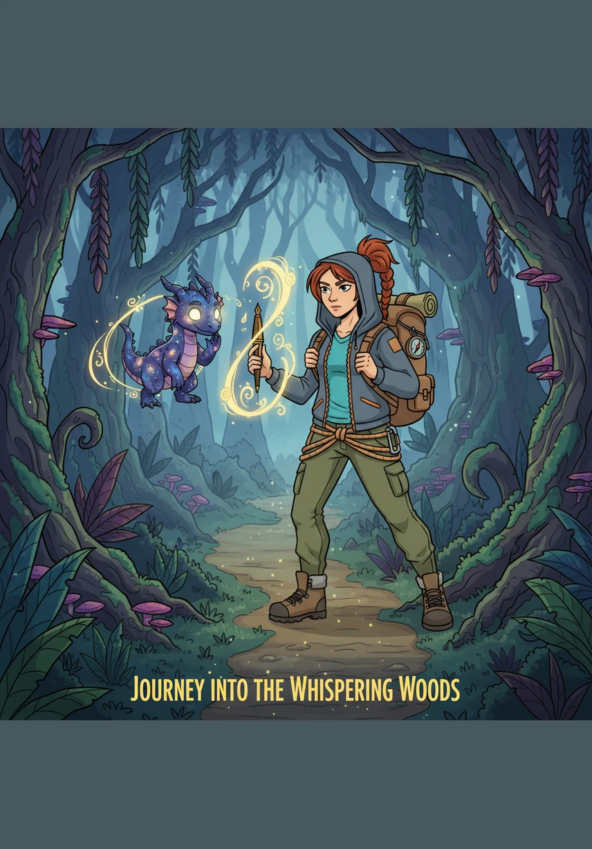 In the story, a brave traveler named Elara trekked through the Whispering Woods, her path lit only by the glowing mushrooms at her feet. She was searching for the dragon’s lair, hidden behind a waterfall that flowed upward toward the moon.
