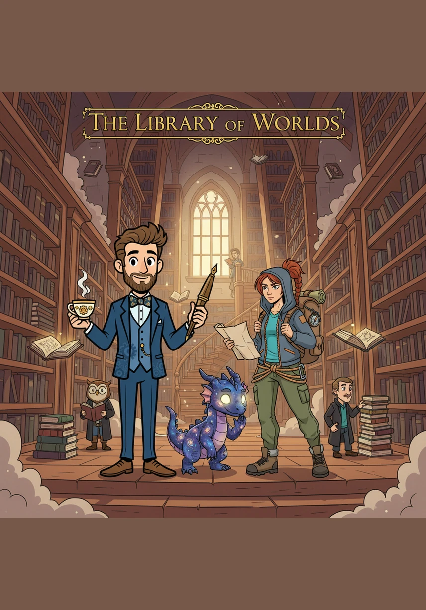 Just as the secret was about to be revealed, a loud, metallic clunk echoed through the library, and the floorboards beneath Oliver’s feet began to glow with an intense golden light. A hidden trapdoor, which no one had noticed for centuries, slowly began to creak open.