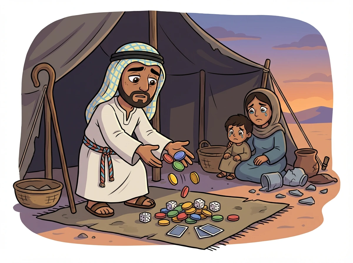 Perjudian menjadi hiburan utama, menghabiskan harta dan masa tanpa memikirkan akibatnya. Ketagihan membawa kepada kemiskinan dan kehancuran keluarga.