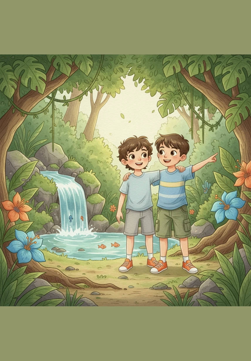 They spent the afternoon exploring the hidden corners of the park, discovering a tiny butterfly resting on a wildflower. Zakaria watched the delicate wings flutter and felt a sense of wonder that he had never found inside a digital game.