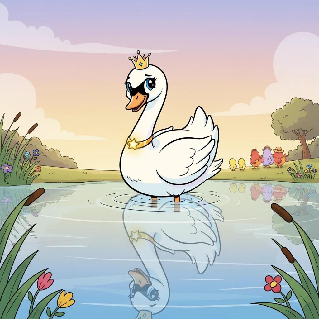 A profound realization washed over Grace as she gazed at her reflection. She understood that outer beauty alone doesn't guarantee acceptance or happiness. Being special didn't mean everyone would welcome her with open wings.