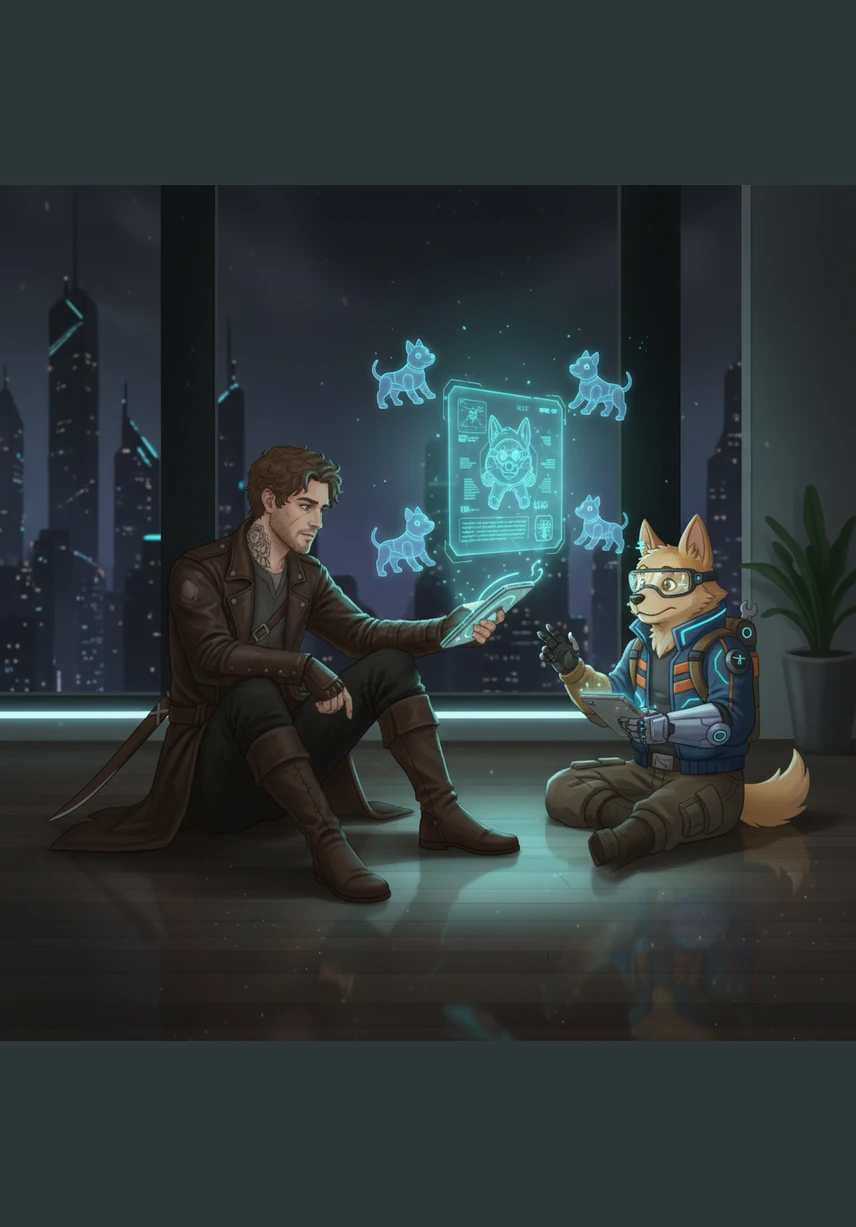 A low, mournful howl escapes Cooper’s throat, echoing through the quiet house and startling the sitter. He begins to pace frantically back and forth, his paws clicking on the hardwood floor as a strange, heavy sadness settles over his spirit.