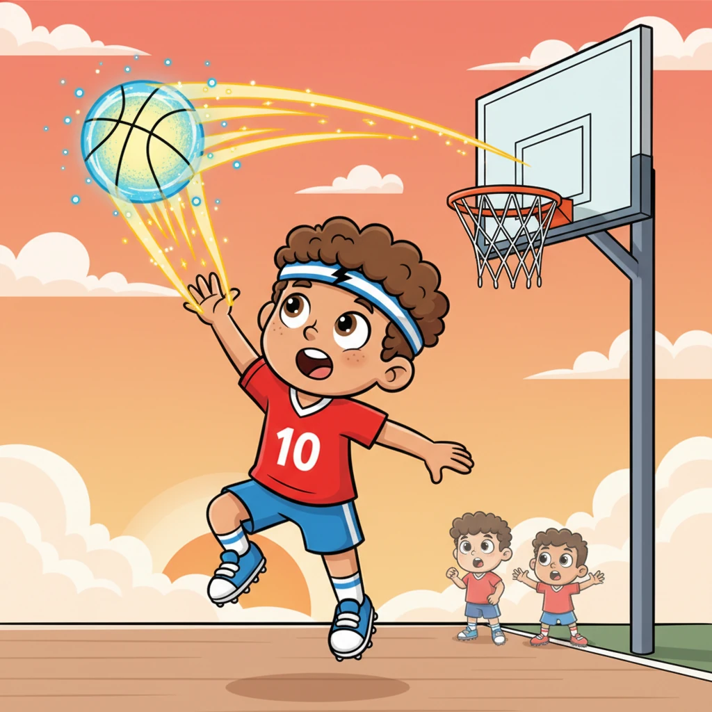 As the ball neared the hoop, an extraordinary tingle surged through Marcus, from his fingers to his very core. He saw the ball not as leather and air, but as a vibrant point of concentrated, pulsing energy, vibrating with immense potential. This was unlike anything he had ever felt.