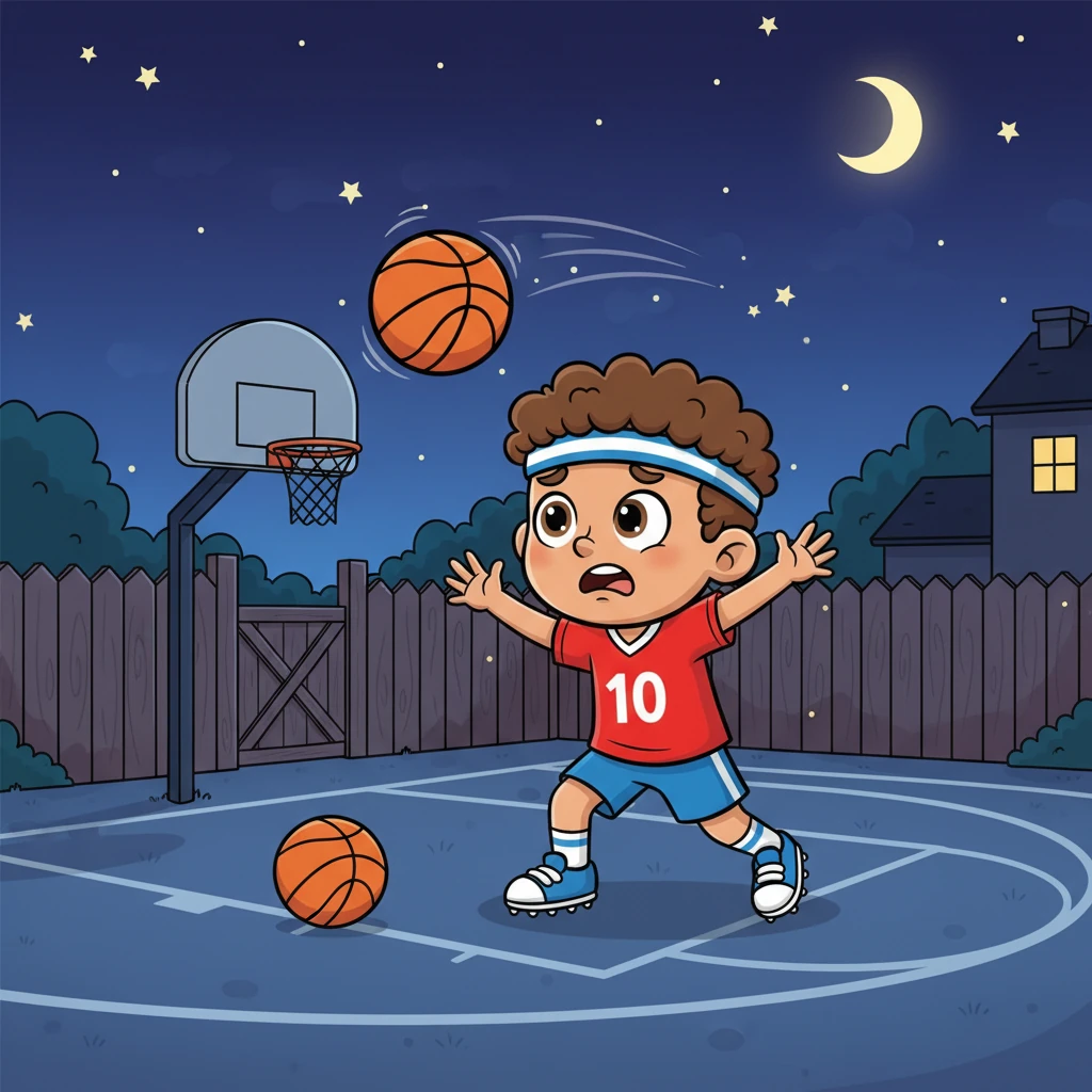 Driven by an insatiable curiosity, Marcus snuck out to his backyard court under the twinkling stars. He dribbled, focused, and launched shot after shot, desperately trying to summon the power again. But it was gone, leaving him frustrated yet utterly convinced his life had just taken an extraordinary turn.