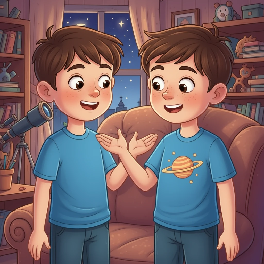 Максимко радісно вигукнув, що тепер точно знає – Земля не млинець! Софія підморгнула, нагадуючи йому перевіряти інформацію та думати самостійно. Максимко усміхнувся, показуючи свою футболку з планетою.