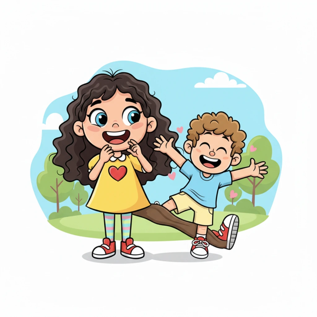 Tina's leg is now significantly shorter, bringing Brian much closer to her smiling face. He's almost within arm's reach, still sliding smoothly on the rubbery limb. Tina's eyes sparkle with pure joy, and her teasing voice finishes with a drawn-out "–hhhhttt?"
