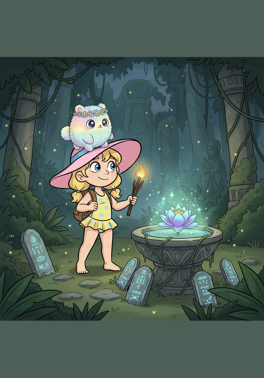 Suddenly, Montana hears a soft flapping sound coming from nearby. She looks around quickly to make sure no one is watching so she can sneak away and see what is making the noise.