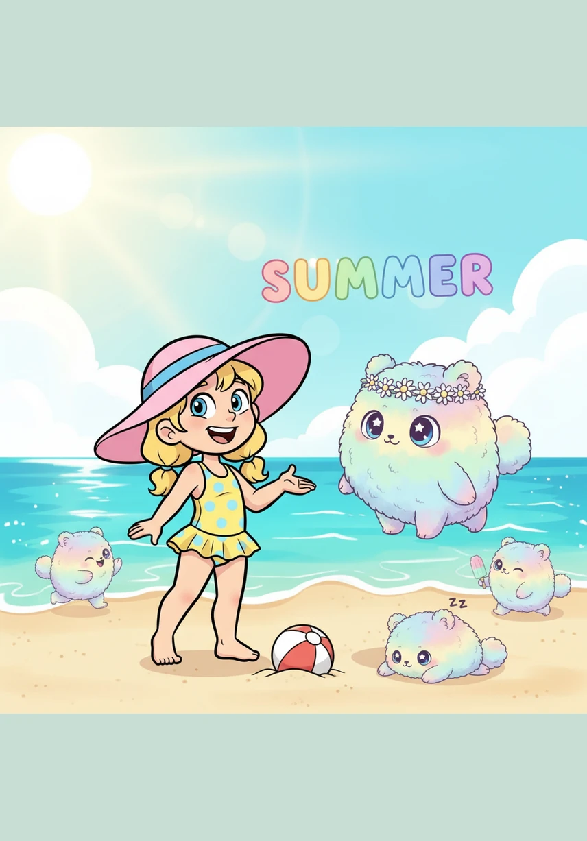 As the sun shines down, Montana and Summer become the best of friends. Summer even reaches out to hold Montana’s hand and together they fly gracefully across the bright blue sky.