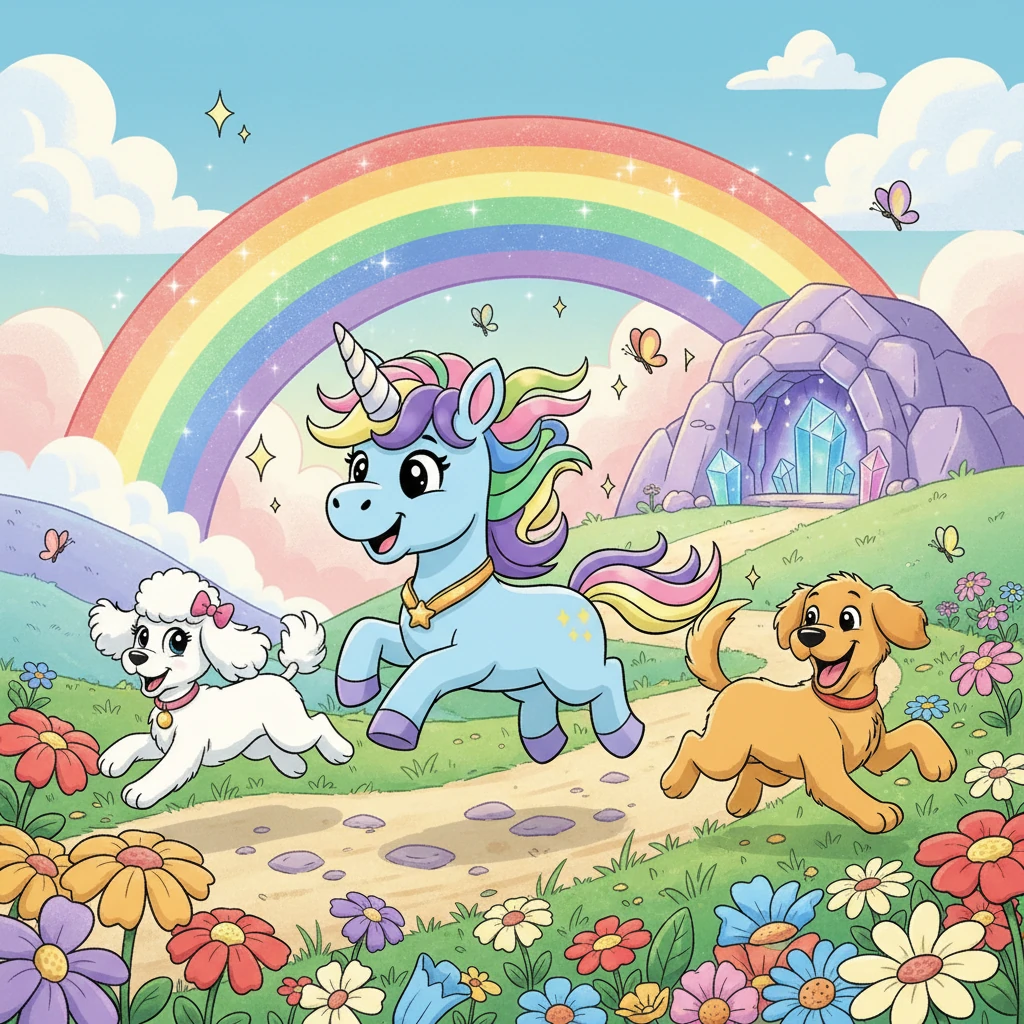 Losie und das Regenbogenabenteuer - fairy-tale