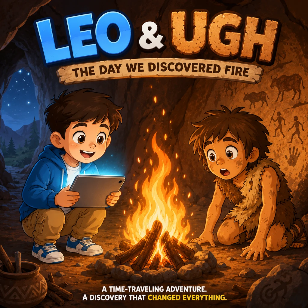 Ugh & Leo: Sparks of History - educational