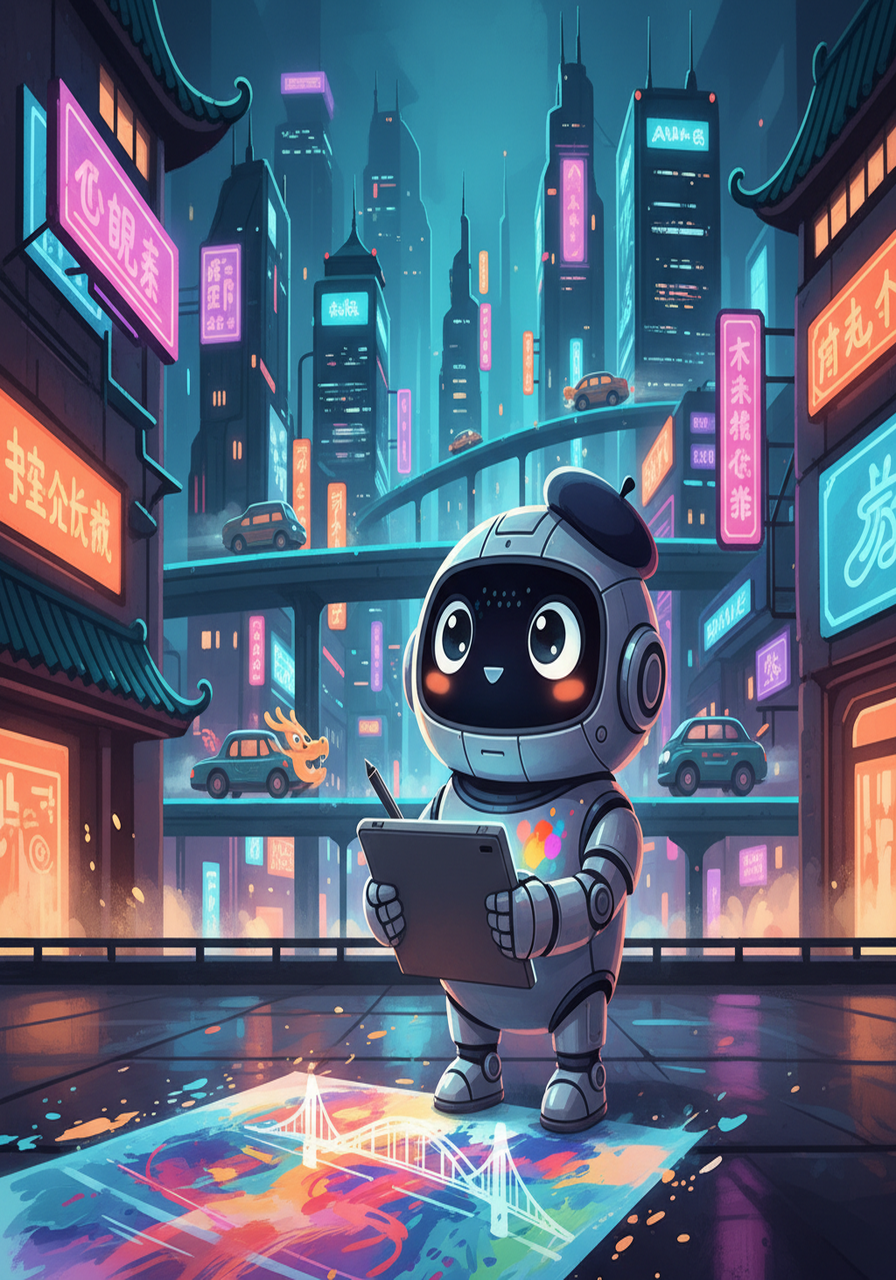 机器人画家的梦想 - science-fiction