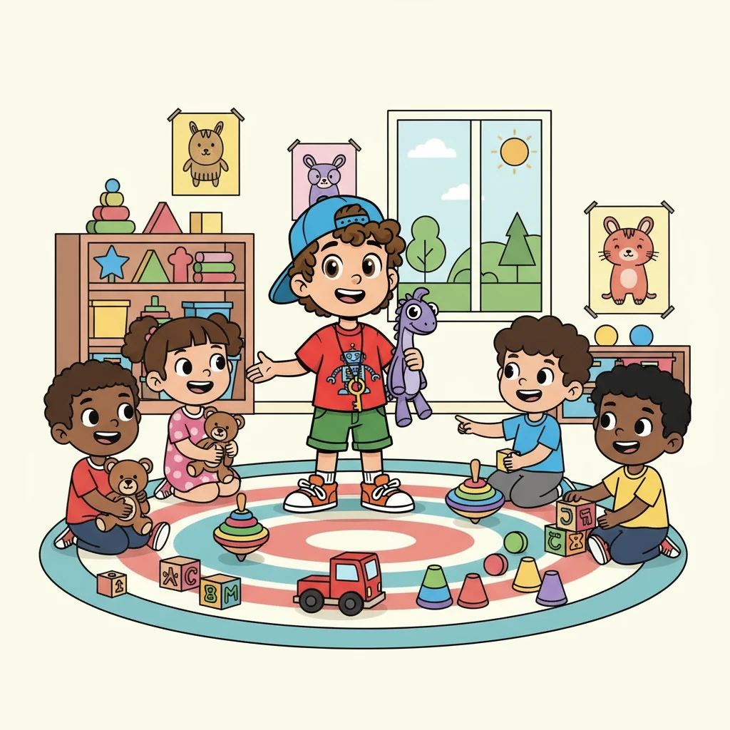 Max realized that even though the words were different, the joy of playing with his toys and the feeling of friendship remained the same, no matter where he was.