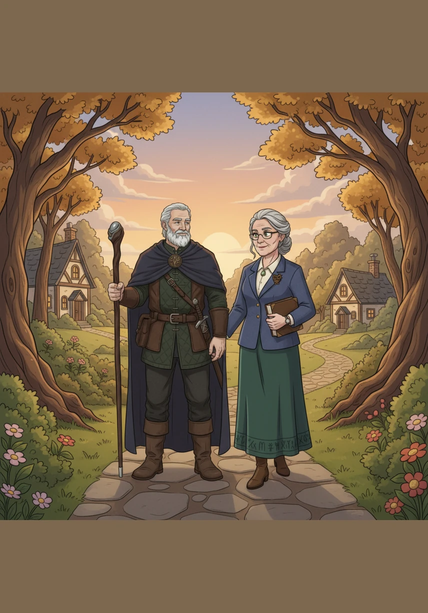 Their friendship blossoms into a gentle, mature romance characterized by long walks and deep conversations that only those who have lived long lives can truly appreciate. The two houses that once separated them as children are now replaced by a shared path forward, built on mutual respect and late-found joy.