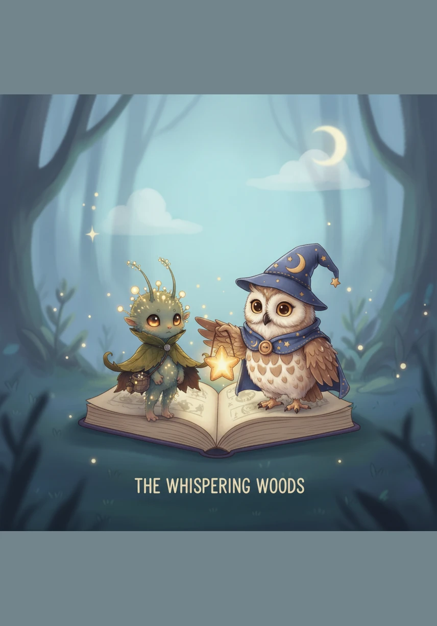 Deep in the heart of the whispering woods, a tiny creature named Pip discovered a seed that shimmered like a fallen star. It lay nestled among the moss and giant mushrooms, pulsing with a soft, golden light that warmed Pip’s paws.