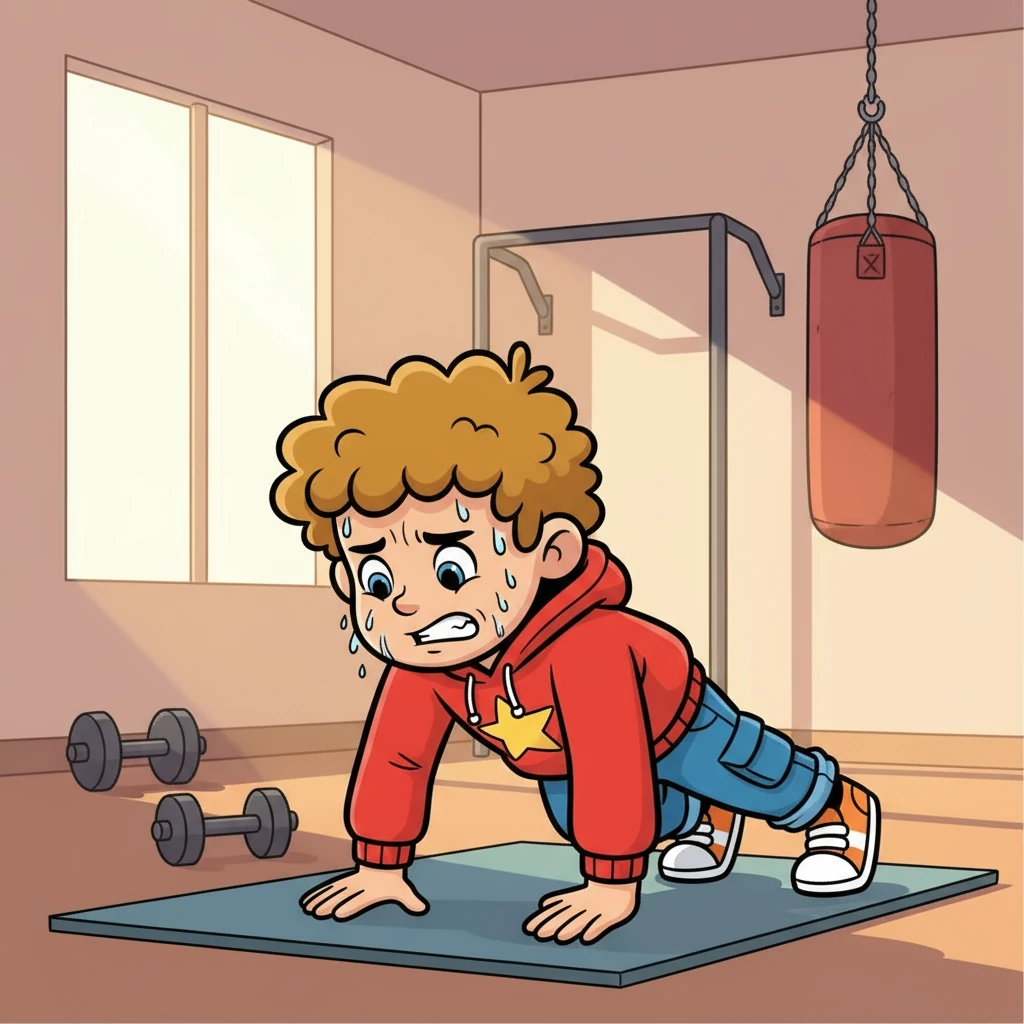 Monate des unermüdlichen Trainings vergingen. Schweiß tropfte, Muskeln wuchsen, und Lukas' Körper begann sich zu verändern. Der Schmerz wurde zum ständigen Begleiter, doch er gab nicht auf, getrieben von seinem Ziel.