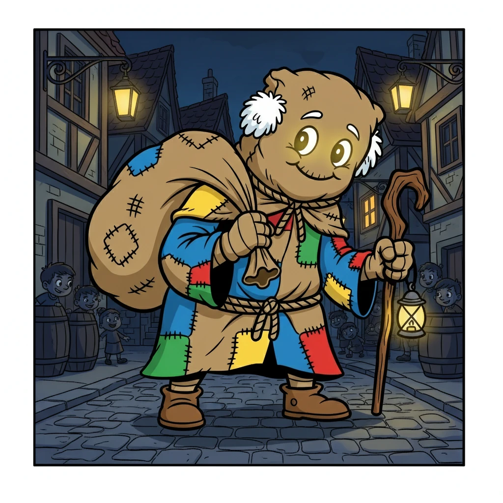 A lenda sussurrava sobre Zé Saco, um homem misterioso que vagava pelas ruas com um saco nas costas, buscando crianças desobedientes. Seus olhos brilhavam sob a luz fraca dos lampiões.