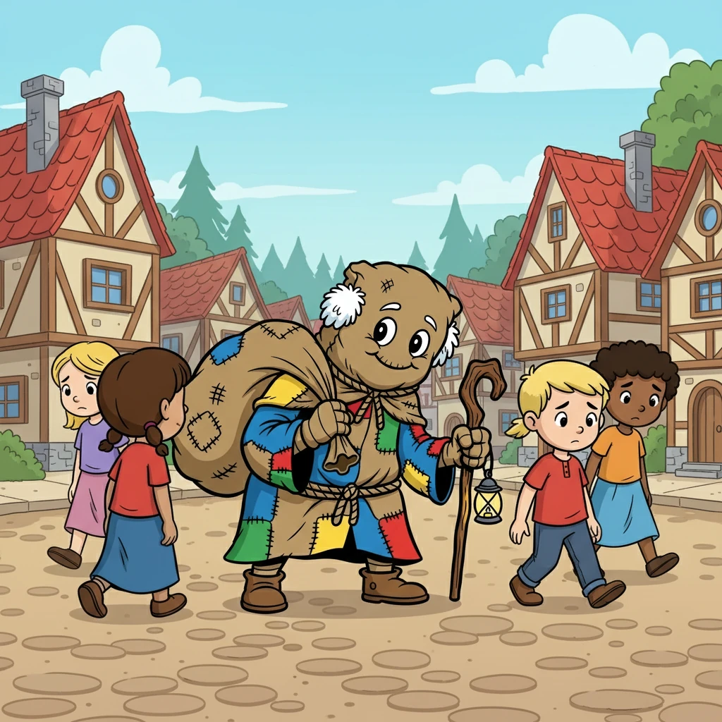 Uma a uma, as crianças começaram a se afastar, arrependidas de sua ousadia. João, porém, permaneceu firme.