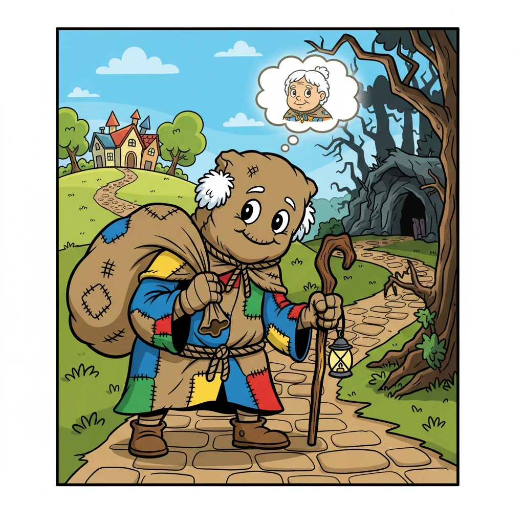 Ele se lembrou das palavras de sua avó: "A obediência é a chave para a segurança". Ele decidiu obedecer.