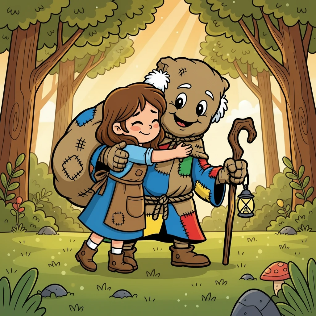 Maria, aliviada, abraçou João. Ela sabia que a coragem de seu irmão havia salvado a todos.