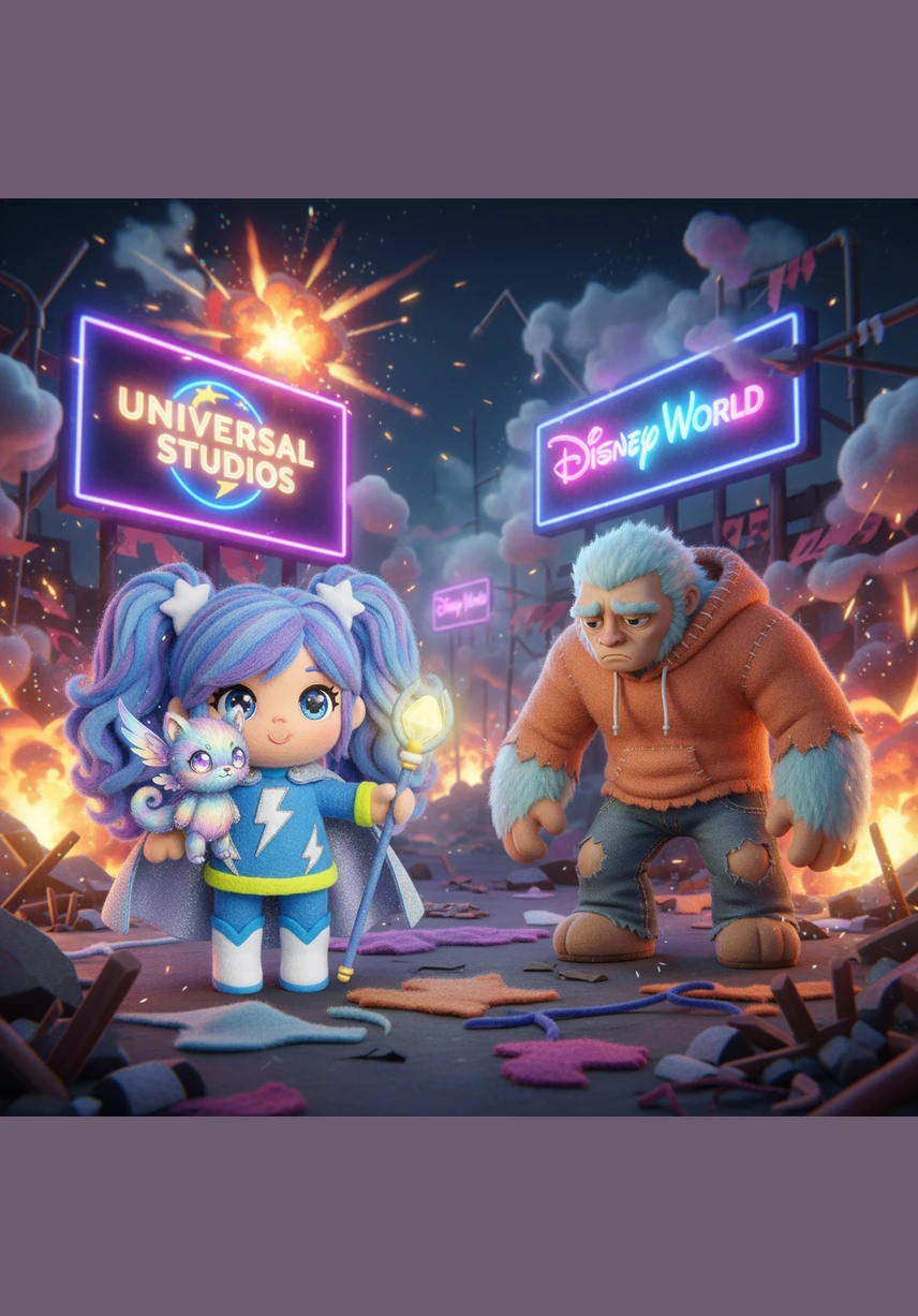 The city of Orlando transforms into a vibrant neon warzone as Sofia finally embraces her destiny, ascending into the radiant form of Seraphine Volt. While she blazes with newfound glory, Saiko’s control collapses completely after a devastating strike from the treacherous Darcy.